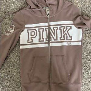 purpleish zip up from pink/victories Secret